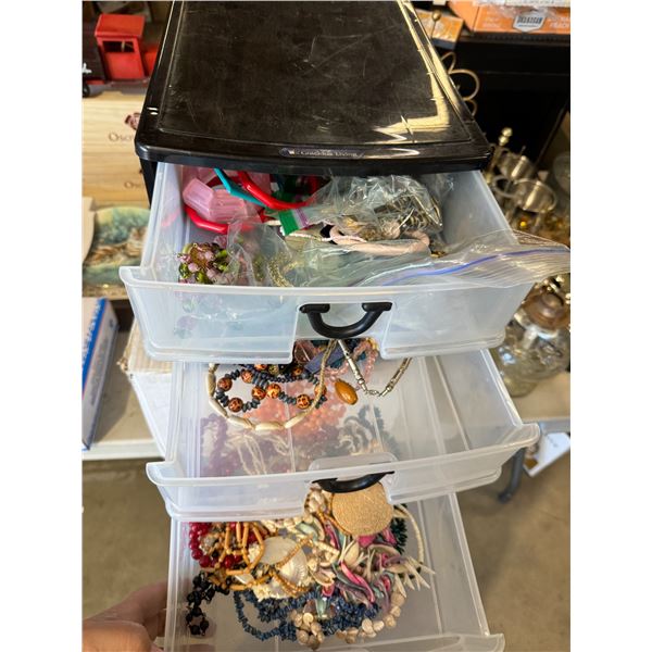 Storage box and costume jewelry