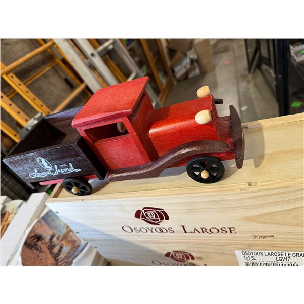 Laura Secord wood truck