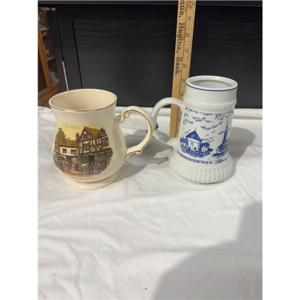 Vintage Sadler coach house mug & Copenhagen mug