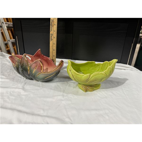 2 Royal Coplet ceramic planters -vintage