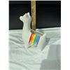 Image 1 : Llama planter with rainbow