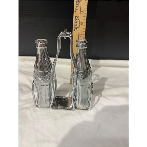 Coca-Cola salt and pepper and napkin holder stand