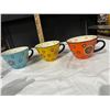 Image 1 : 3 colorful signature mugs / bowls
