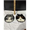 Image 1 : 2 Cat Plates by Nina Lyman