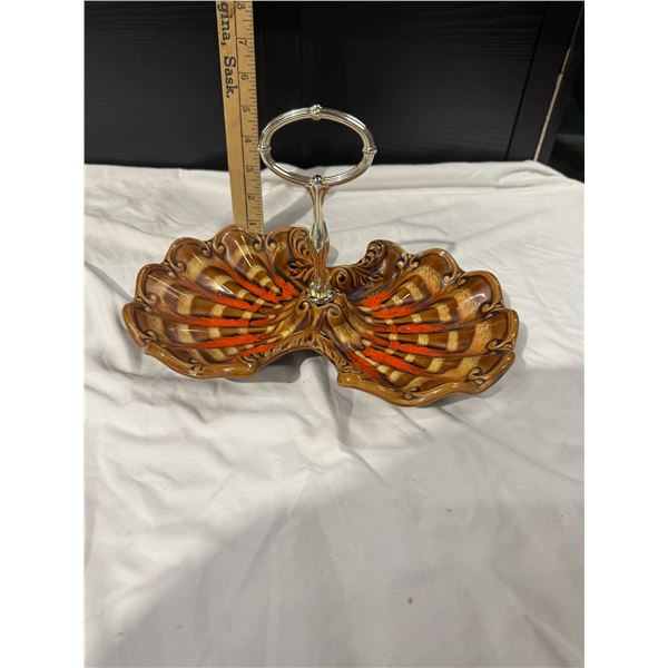 Vintage clam shell serving dish Belgo Canadian