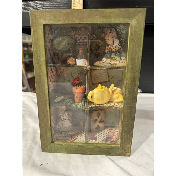 Alice in Wonderland shadow box