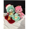 Image 1 : Care Bear lot 2 plush, one stocking 1 figure