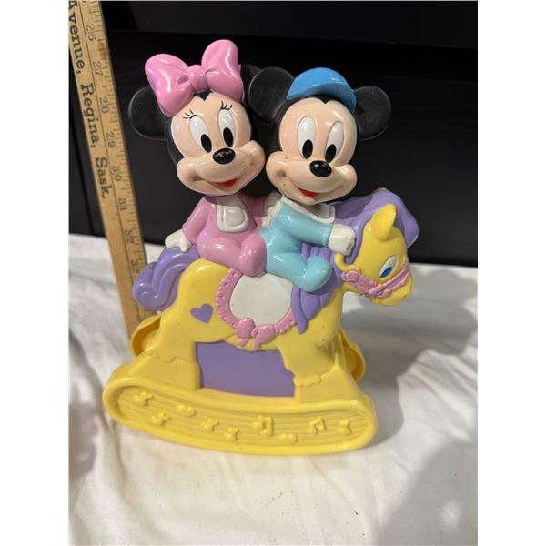 Vintage musical Disney rocking toy