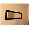 Image 1 : mirror with hooks 35.5x13.5"