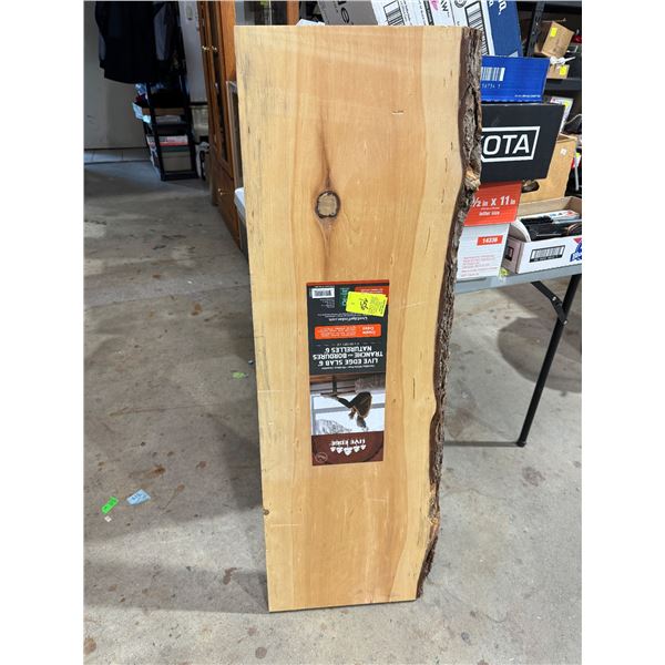 Live edge slab 4'