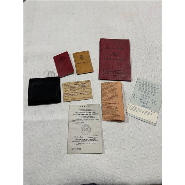 Driving licenses etc