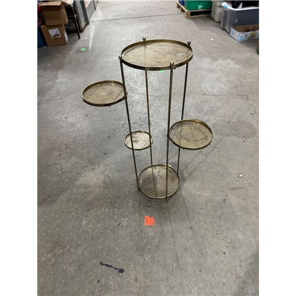 Vintage plant stand adjustable