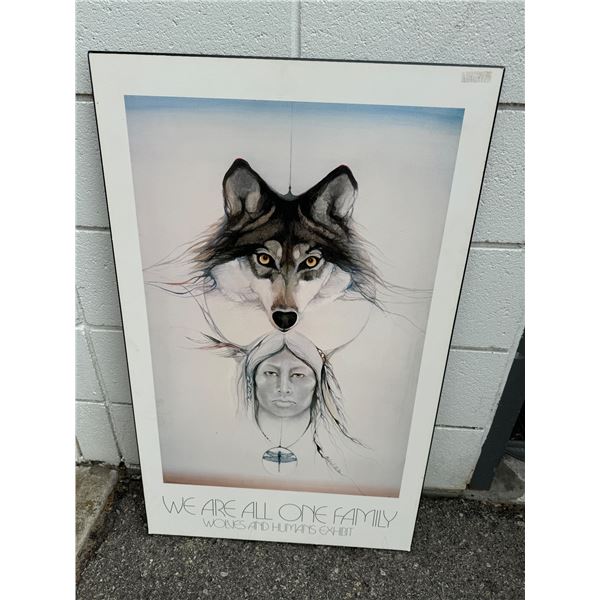 We are all one family wall hanging