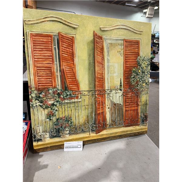 Limited edition canvas hanging