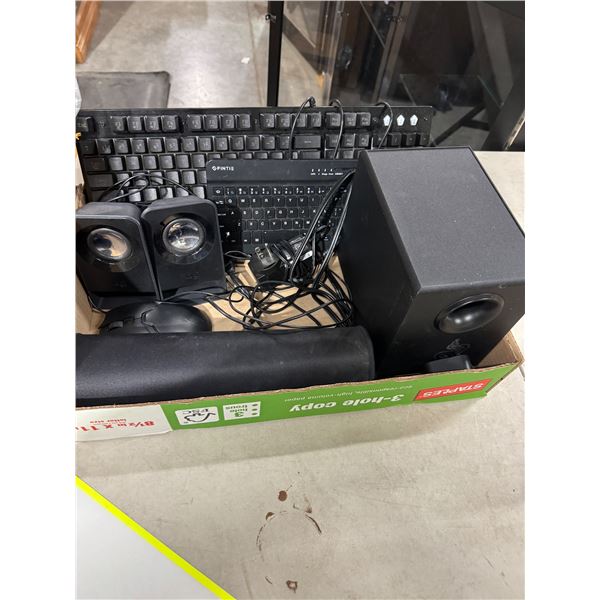 Speakers and keyboards