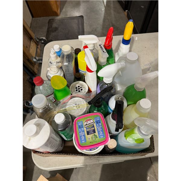 Assorted cleaners