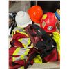 Image 1 : Vests, hard hats