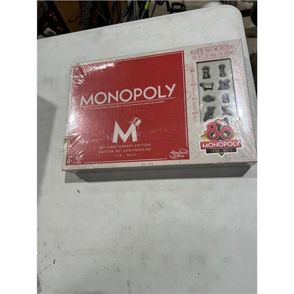 Sealed monopoly 80th anniversary edition