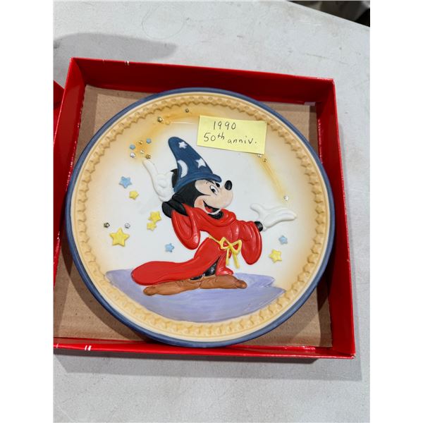 Hand painted Disney plate