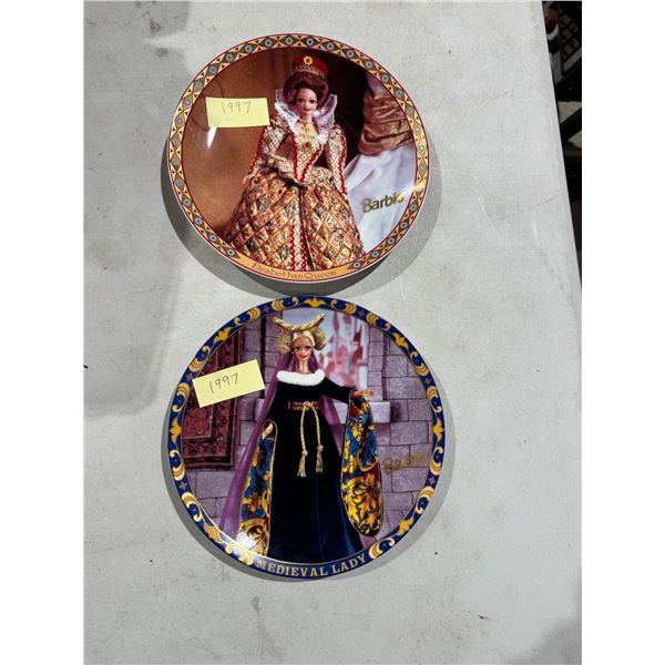 Barbie collectible plates