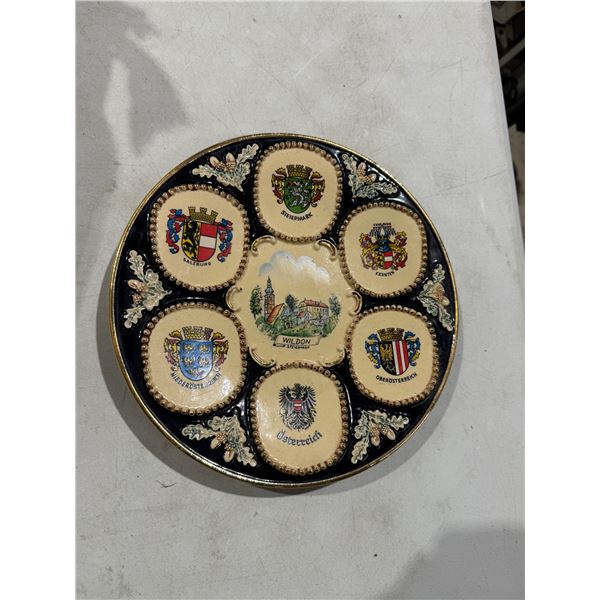 Vintage German souvenir plate