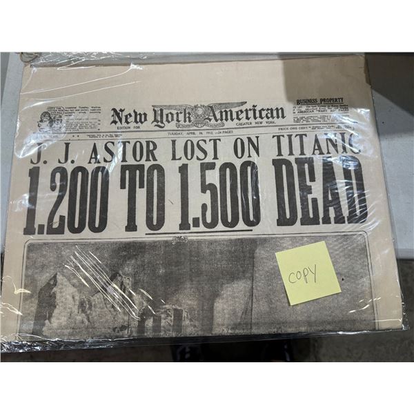 Copy titanic article