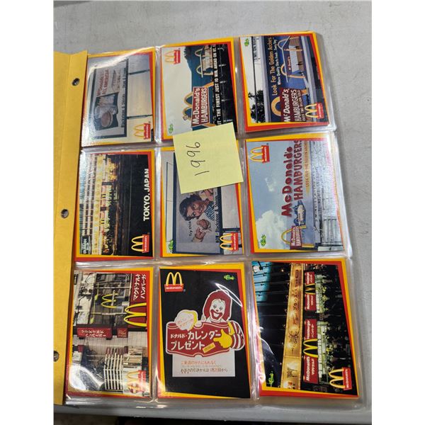 McDonald's collector cards