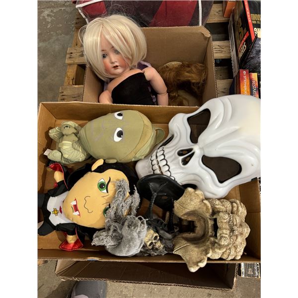 Doll and mask etc