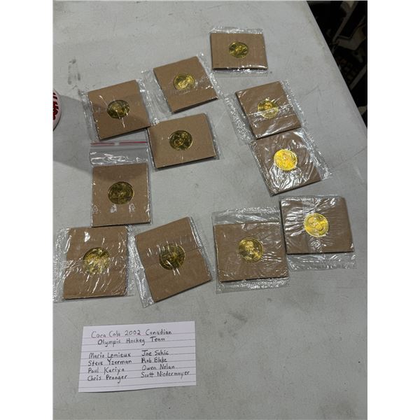 Coca-Cola 2002 Canadian Olympic hockey team tokens