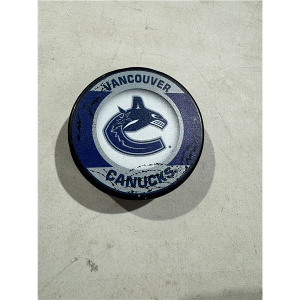 Vancouver Canucks puck