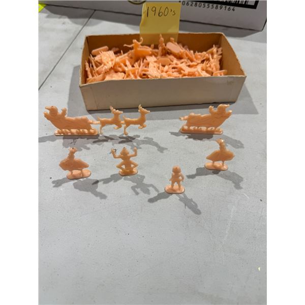 Vintage plastic toys and figures