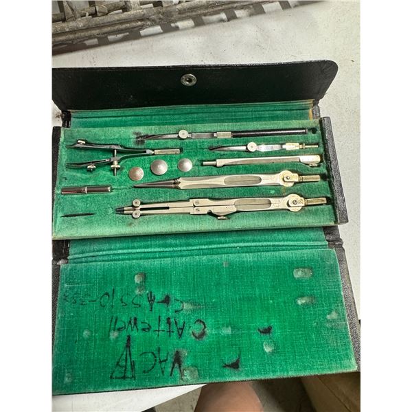 Vintage drafting set