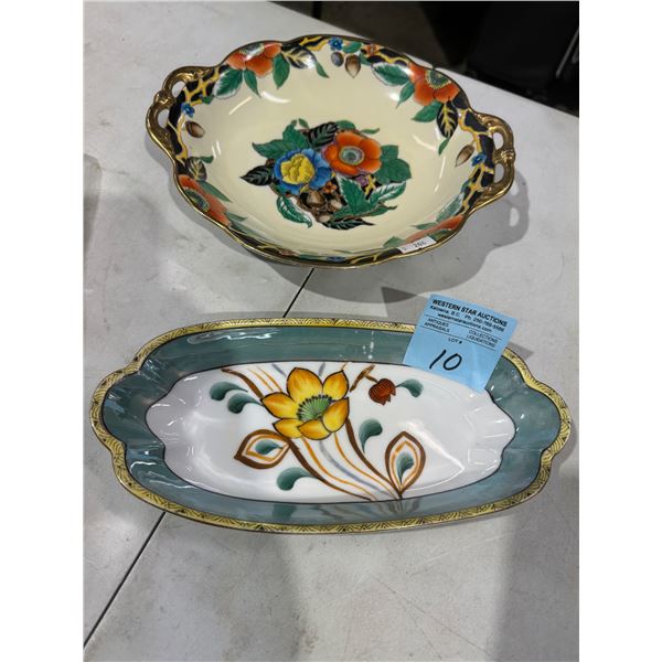 Noritake dish hand painted