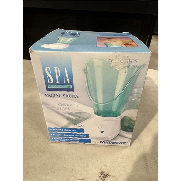 Spa facial sauna