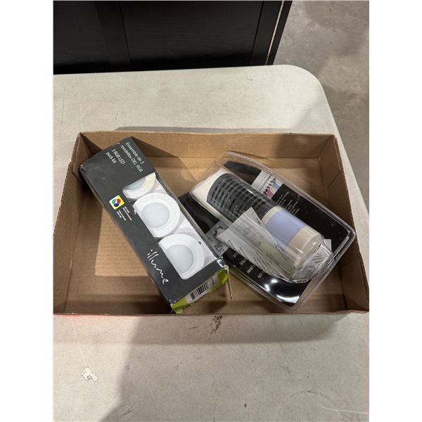 Air purifier and puck lights