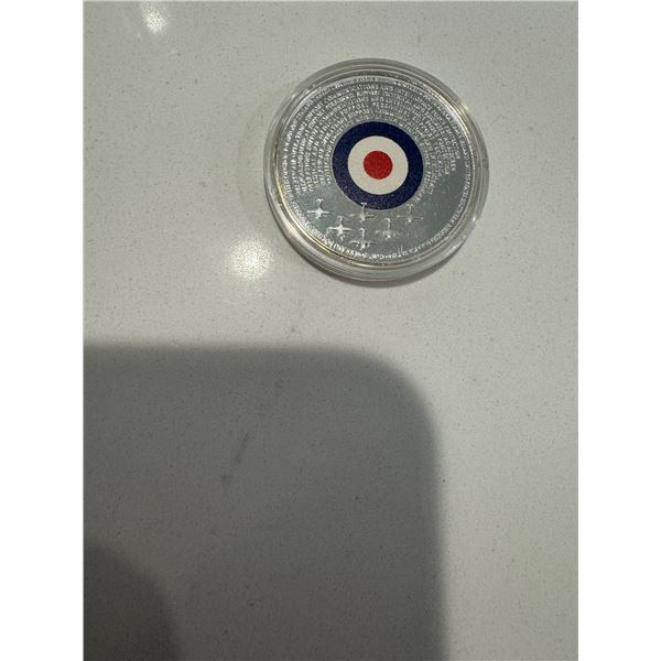 1940-2015 RAF Battle of Britain 75th Anniversary Silver-plated Medal Medallion