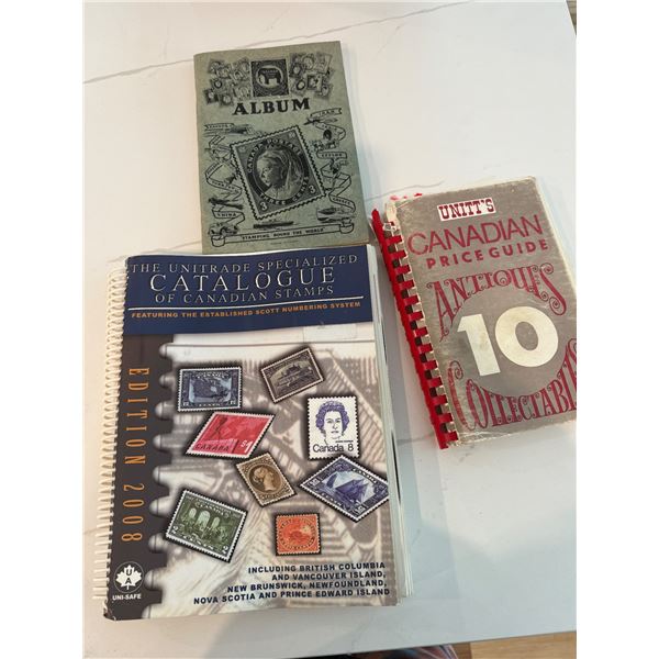 Antiques and collectibles and stamp catalog
