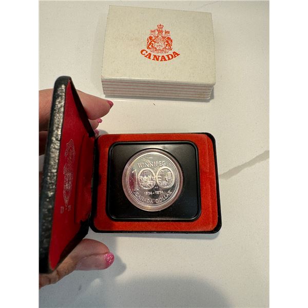 1974 Canada Winnipeg dollar