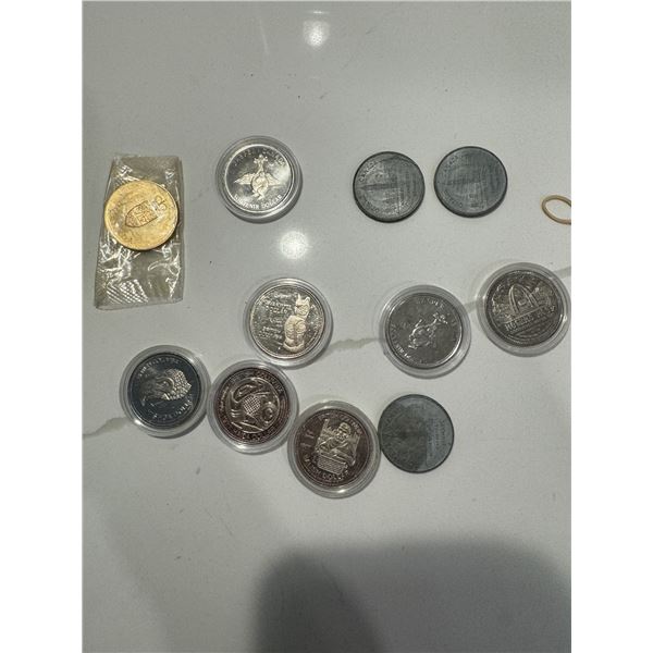 Coins and tokens