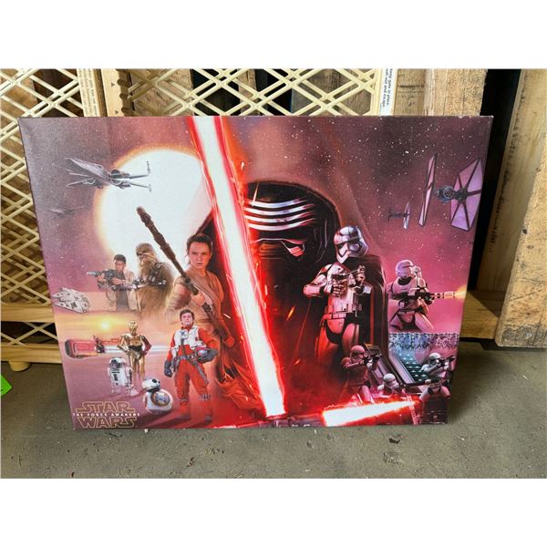 Star Wars canvas wall hanging