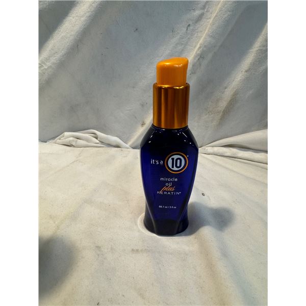 It's a 10 miracle oil plus keratin