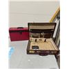 Image 1 : brief case and file box