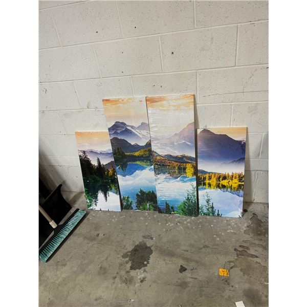 4 pc wall decor