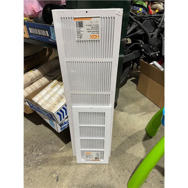 2 new sidewall grills sealed