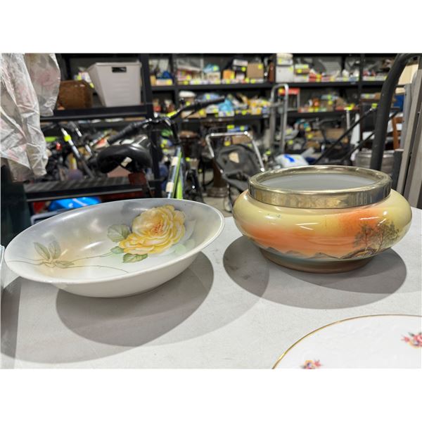 Two decorative bowls