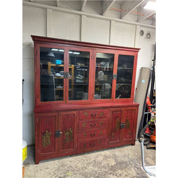 Beautiful cabinet 72.5" x20.5 inches and 74.5 tall