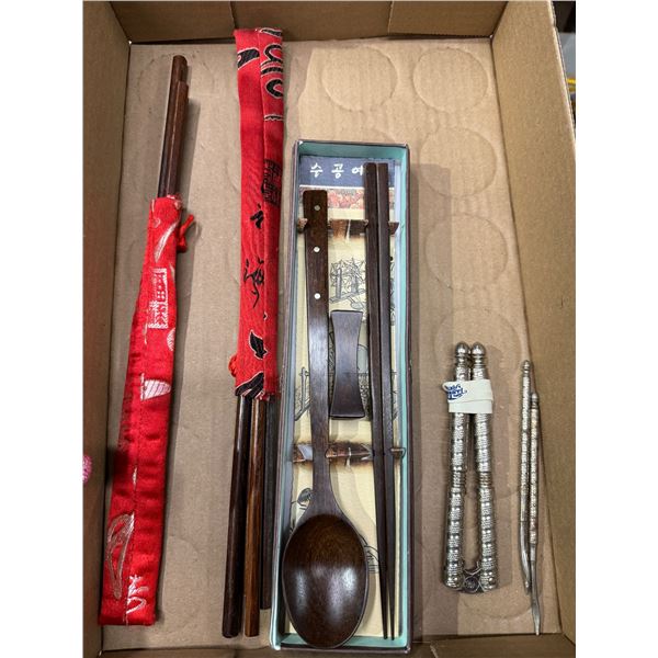 Chopsticks and nut picks