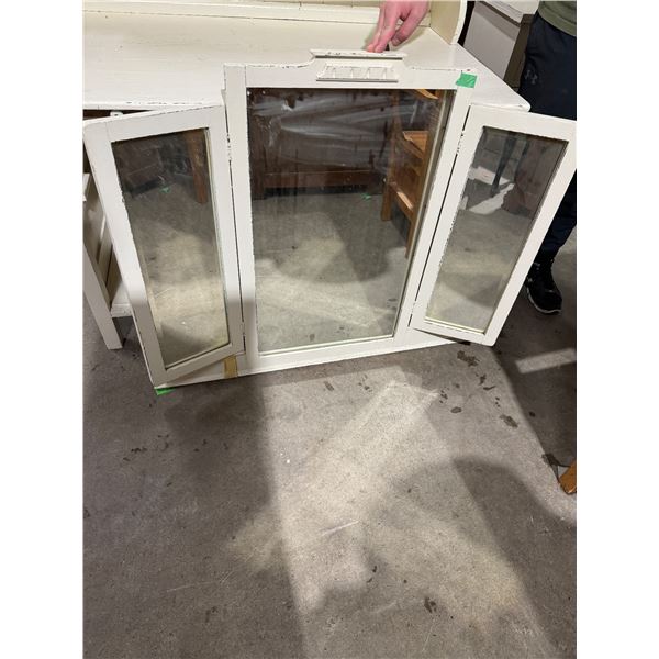 Antique folding mirror