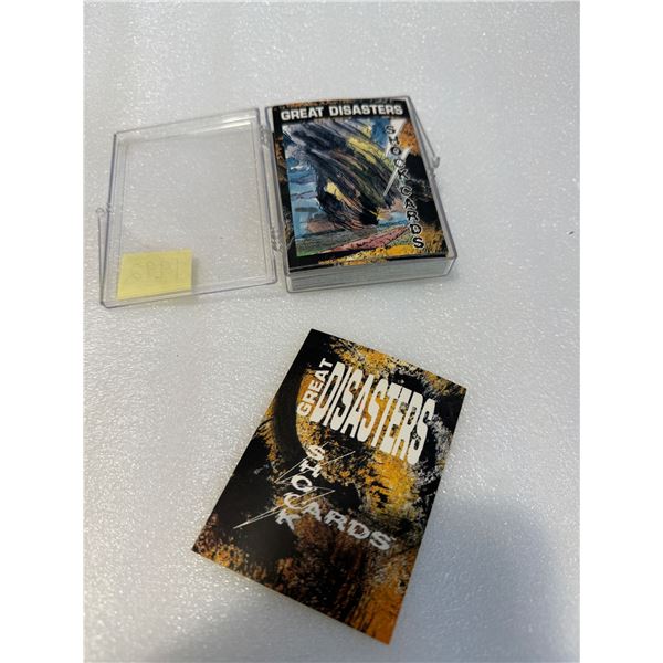 Great disasters shock cards