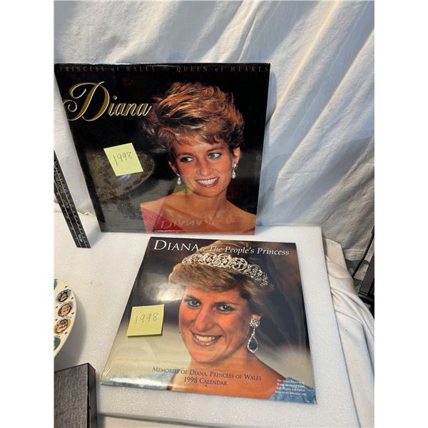 Sealed 1998 calendars Diana